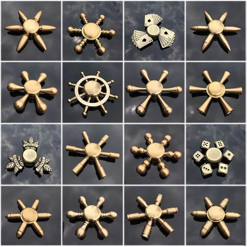 Premium Fidget Spinner Copper Core Bullet Shape For Adults - ToylandEU