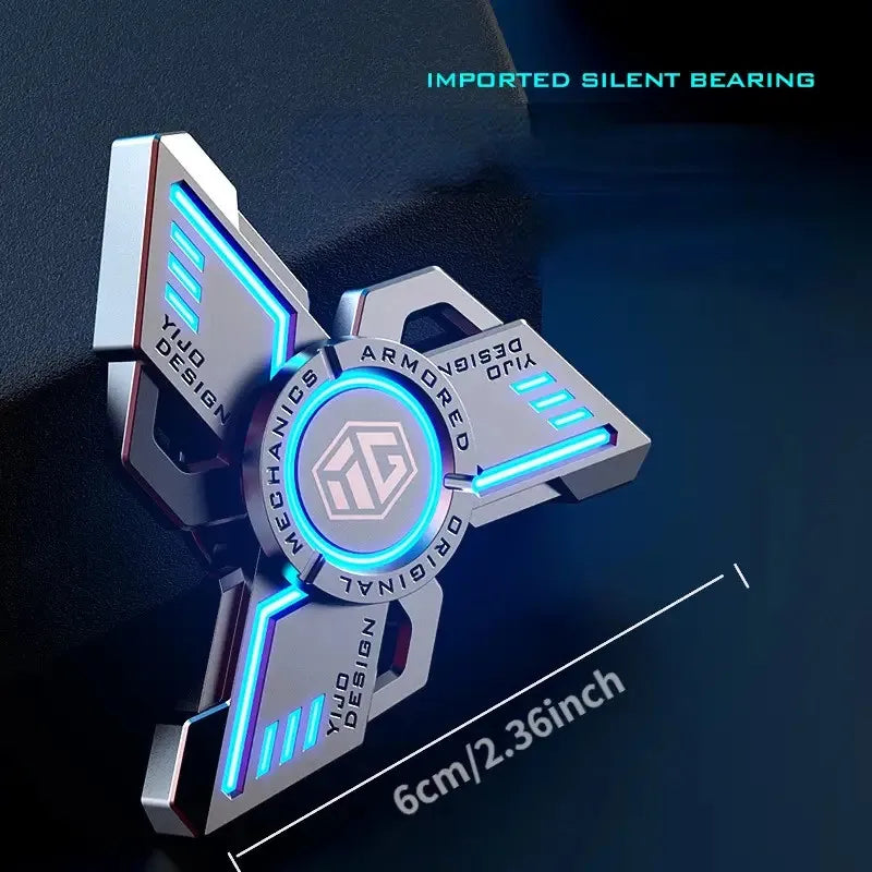 Premium Fidget Spinner Luminous Noctilucent Alloy Stress Relief Toy For Adults And Teens - ToylandEU