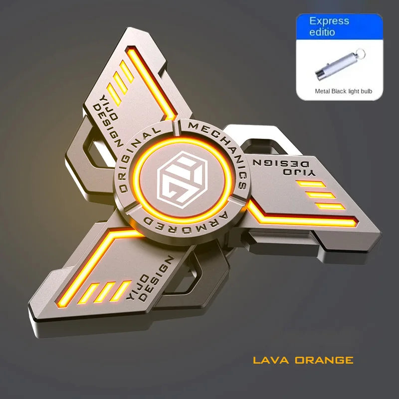 Premium Fidget Spinner Luminous Noctilucent Alloy Stress Relief Toy For Adults And Teens - ToylandEU