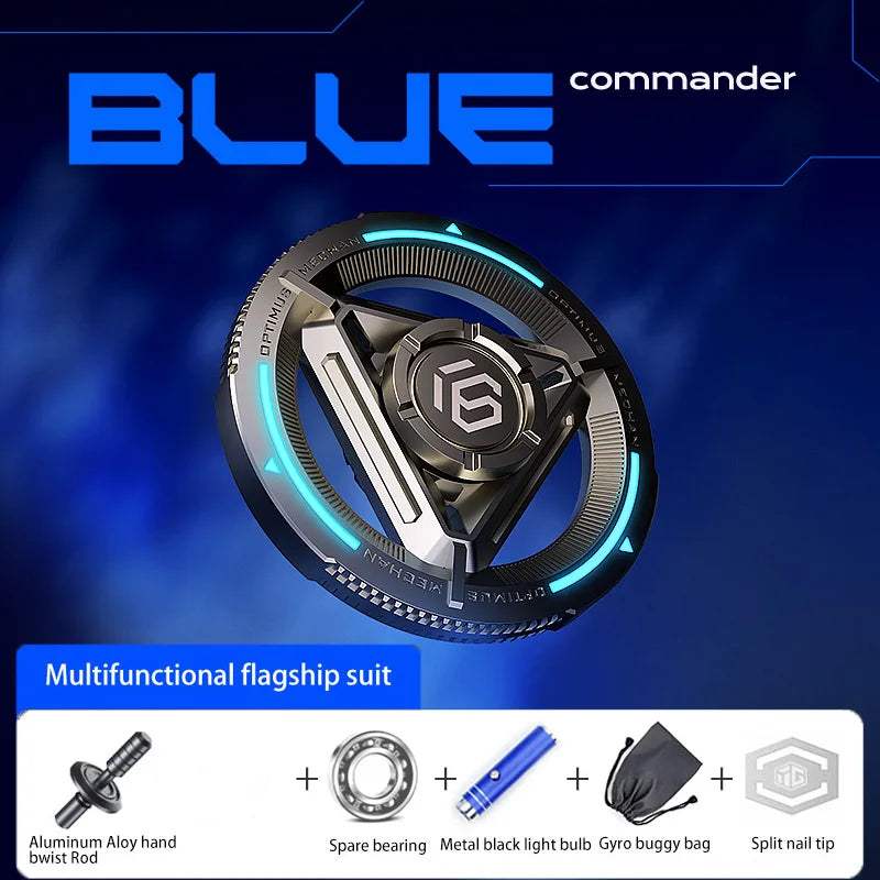 Premium Fidget Spinner Metal Construction Exclusive Desktop Gyro For Kids And Adults - ToylandEU