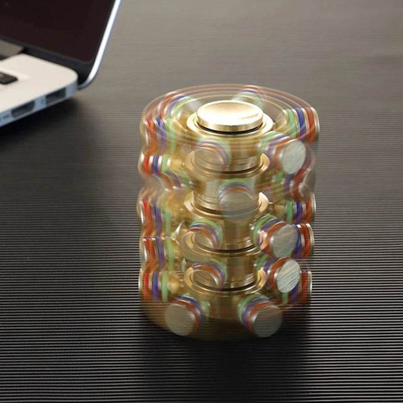 Premium Fidget Spinner Metal Gyro For Anxiety Relief - ToylandEU