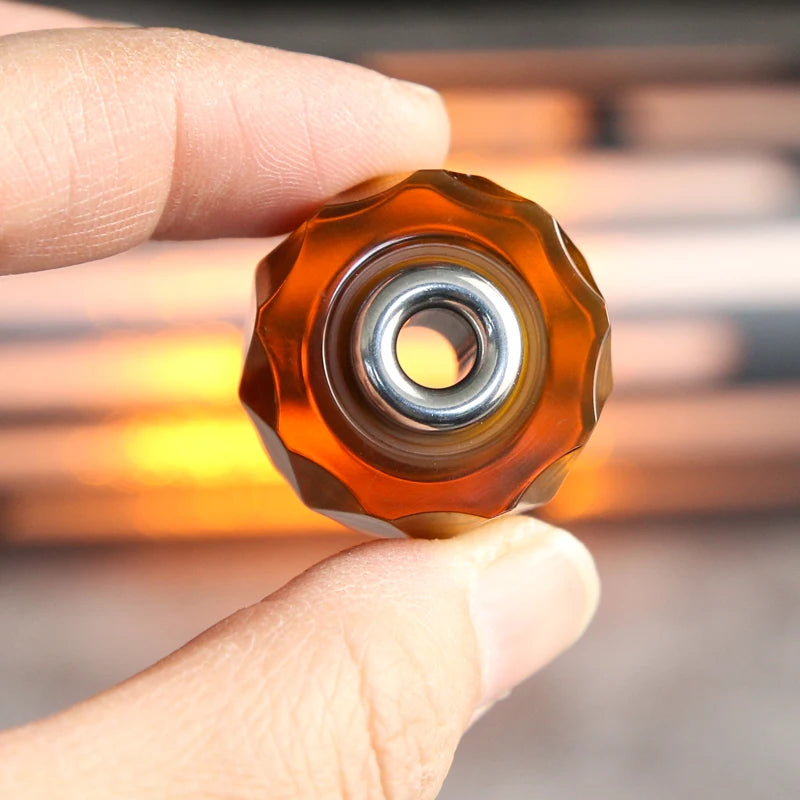 Premium Fidget Spinner Mini Gyro Pendant With DIY Suspension Lines Paracord For Adults And EDC Enthusiasts - ToylandEU