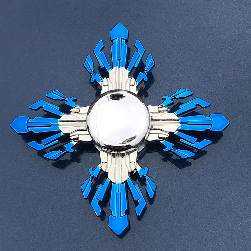 Premium Fidget Spinner Ninja Theme Metal Hand Spinner For Adults Stress Relief Gift - ToylandEU