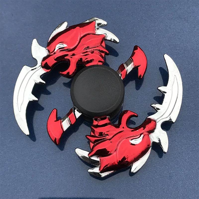 Premium Fidget Spinner Ninja Theme Metal Hand Spinner For Adults Stress Relief Gift - ToylandEU