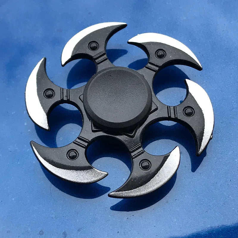 Premium Fidget Spinner Ninja Theme Metal Hand Spinner For Adults Stress Relief Gift - ToylandEU