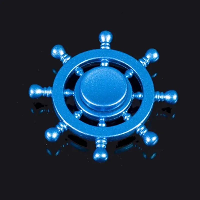 Premium Fidget Spinner Rainbow Color Metal Fingertip Gyro Toy For Focus And Stress Relief - ToylandEU