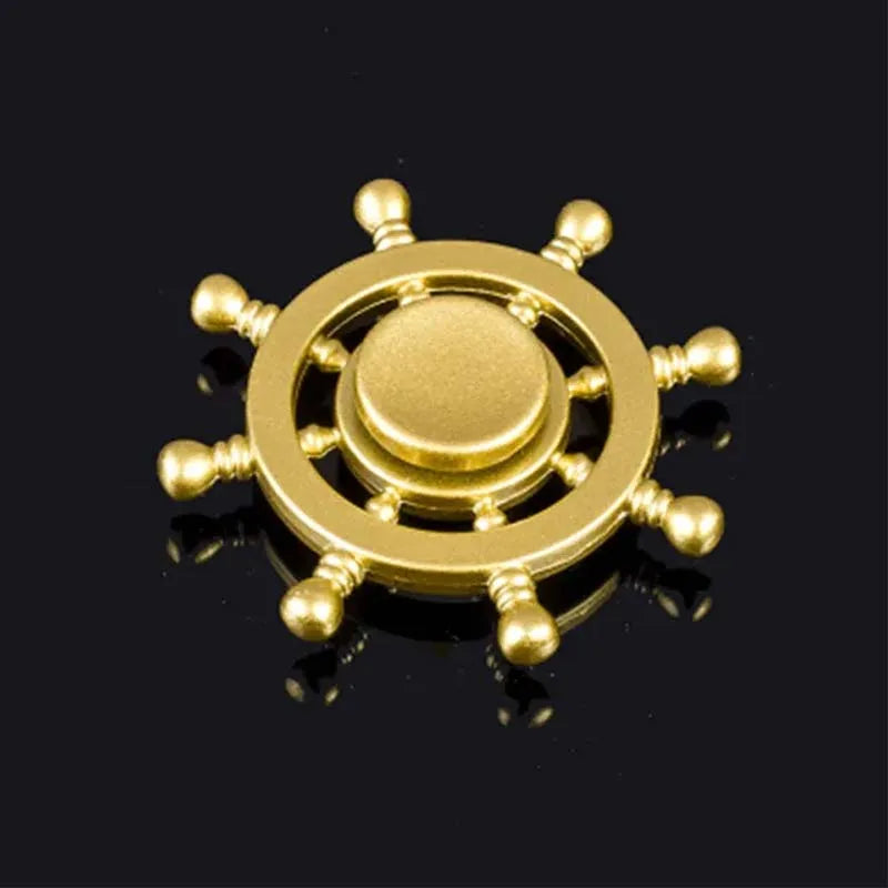 Premium Fidget Spinner Rainbow Color Metal Fingertip Gyro Toy For Focus And Stress Relief - ToylandEU