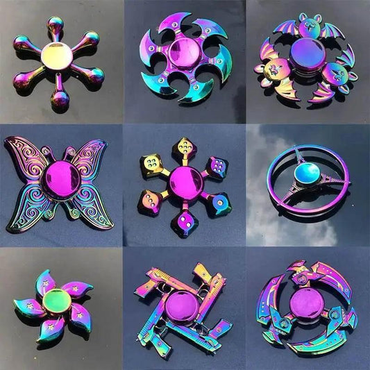  Premium Fidget Spinner Rainbow Metal Gyro 2 Toyland EU -  ToylandEU™