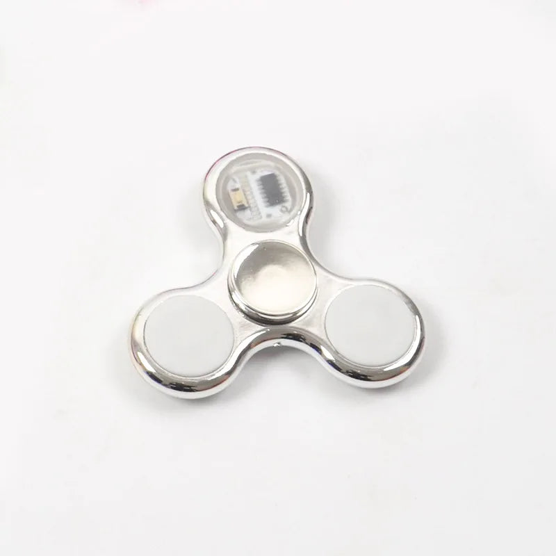 Premium Fidget Spinner With 6 Color Changing LED Lights Glow In The Dark For Kids Everyday Use - ToylandEU