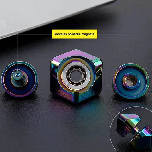 Premium Fidget Toy Alloy Cube Spinner Fingertip Gyroscope For Adults Office Home Travel - ToylandEU