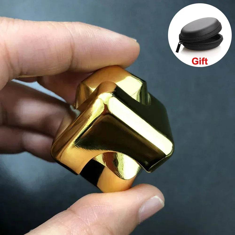 Premium Fidget Toy Alloy Cube Spinner Fingertip Gyroscope For Adults Office Home Travel - ToylandEU