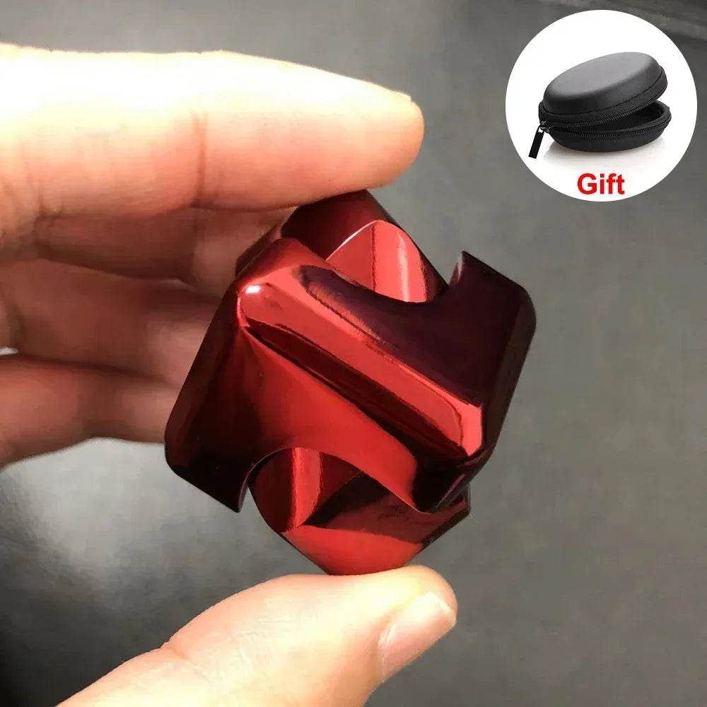 Premium Fidget Toy Alloy Cube Spinner Fingertip Gyroscope For Adults Office Home Travel - ToylandEU