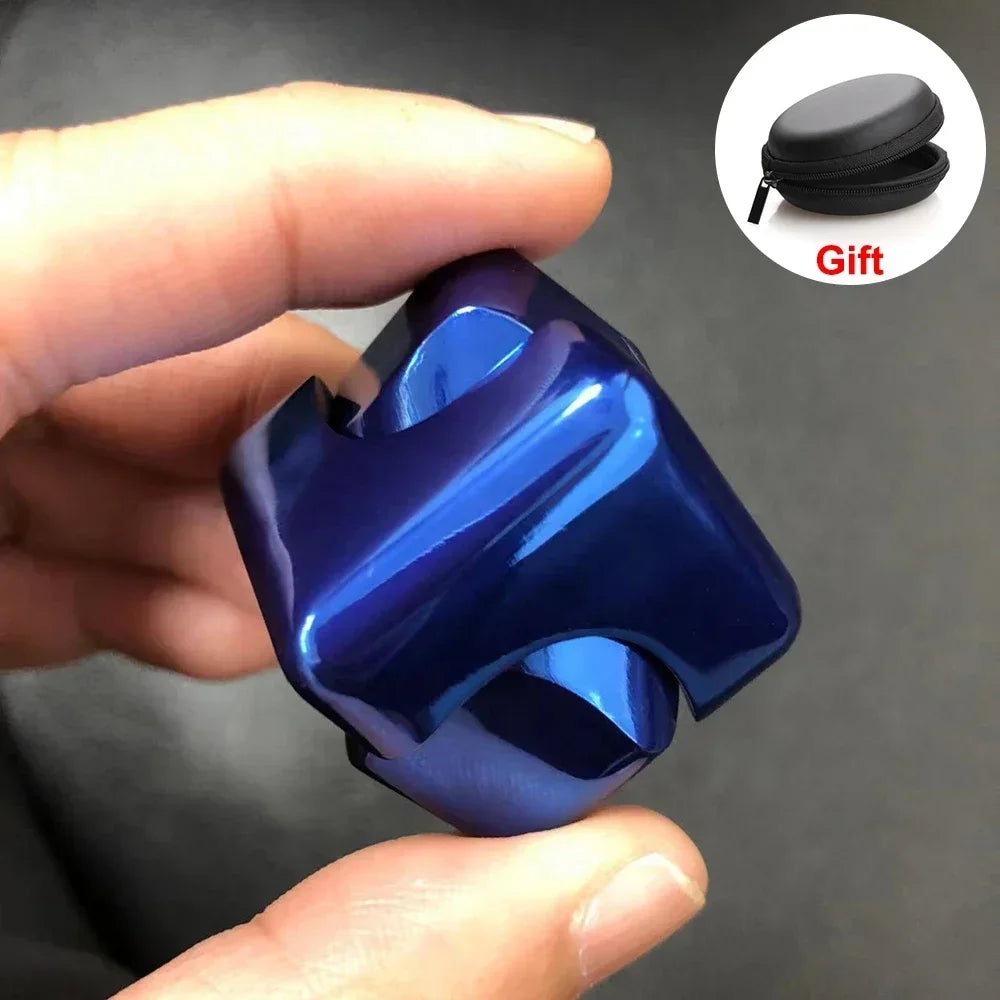 Premium Fidget Toy Alloy Cube Spinner Fingertip Gyroscope For Adults Office Home Travel - ToylandEU