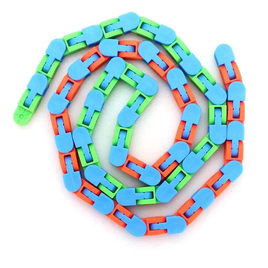 Premium Fidget Toy Wacky Tracks Bicycle Chain Link Stress Relief - ToylandEU