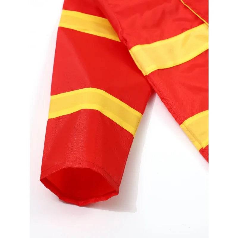 Premium Firefighter Costume Printed Zipper Jacket For Kids - ToylandEU