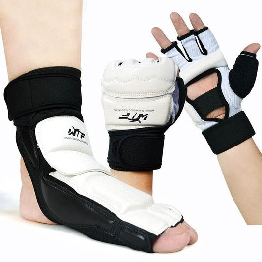 Premium Foot Gloves Taekwondo Leather Sparring Kids - ToylandEU