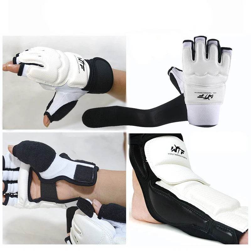 Premium Foot Gloves Taekwondo Leather Sparring Kids - ToylandEU