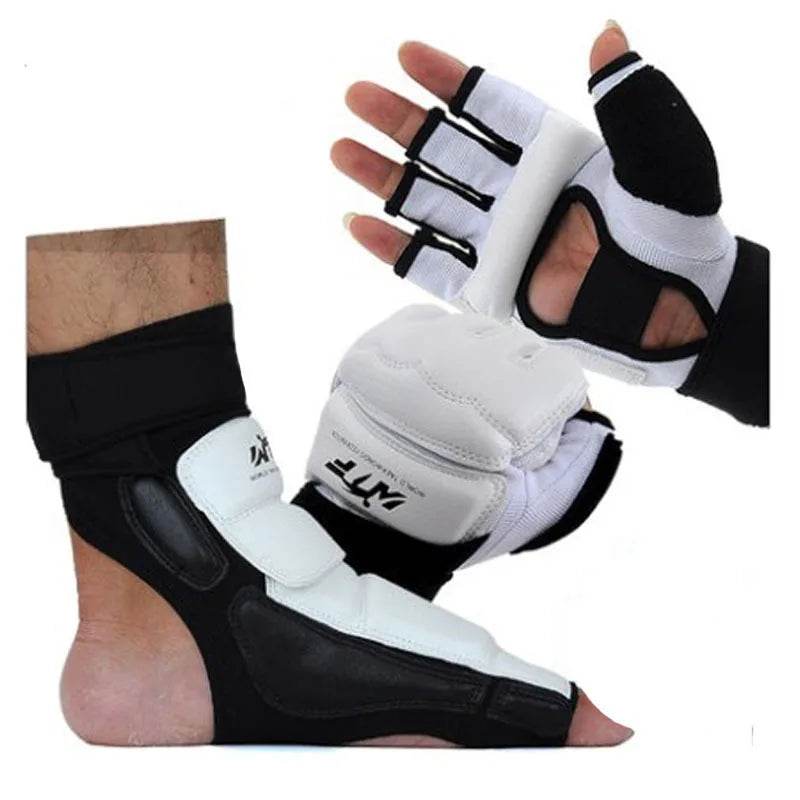 Premium Foot Gloves Taekwondo Leather Sparring Kids - ToylandEU
