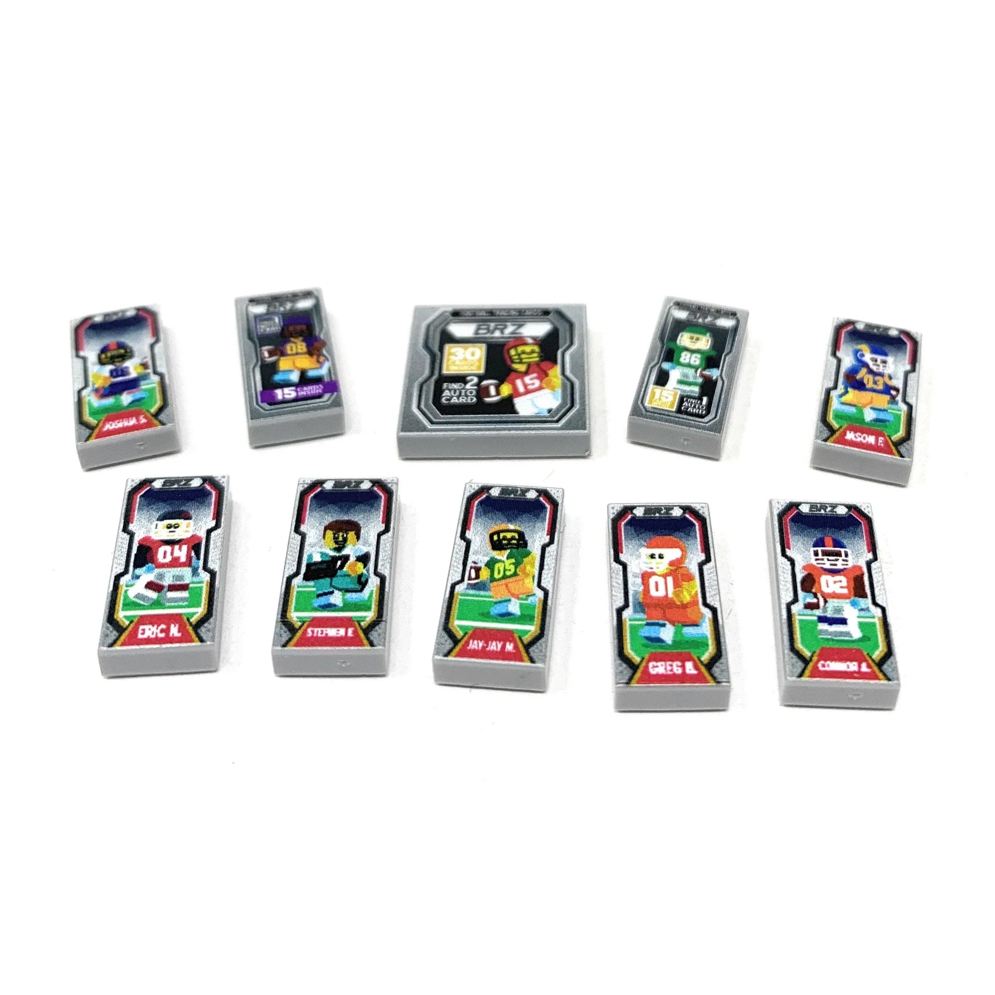 Premium Football Cards Fan Pack With Custom LEGO Tiles - ToylandEU