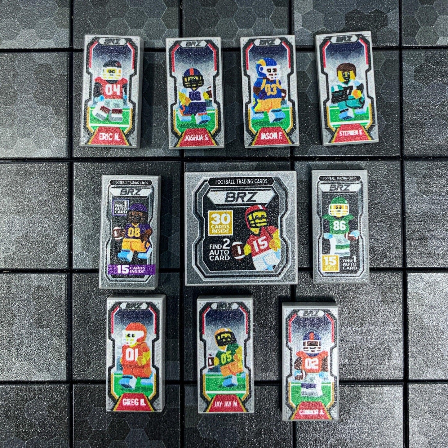 Premium Football Cards Fan Pack With Custom LEGO Tiles - ToylandEU