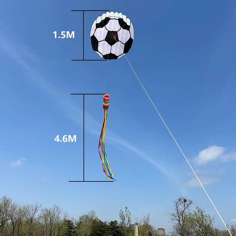 Premium Football Kite 6M Long With Floating Tail For Adults - ToylandEU