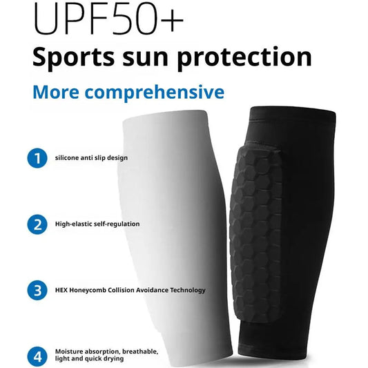 Premium Football Shin Guards Honeycomb Pads For All Ages - ToylandEU