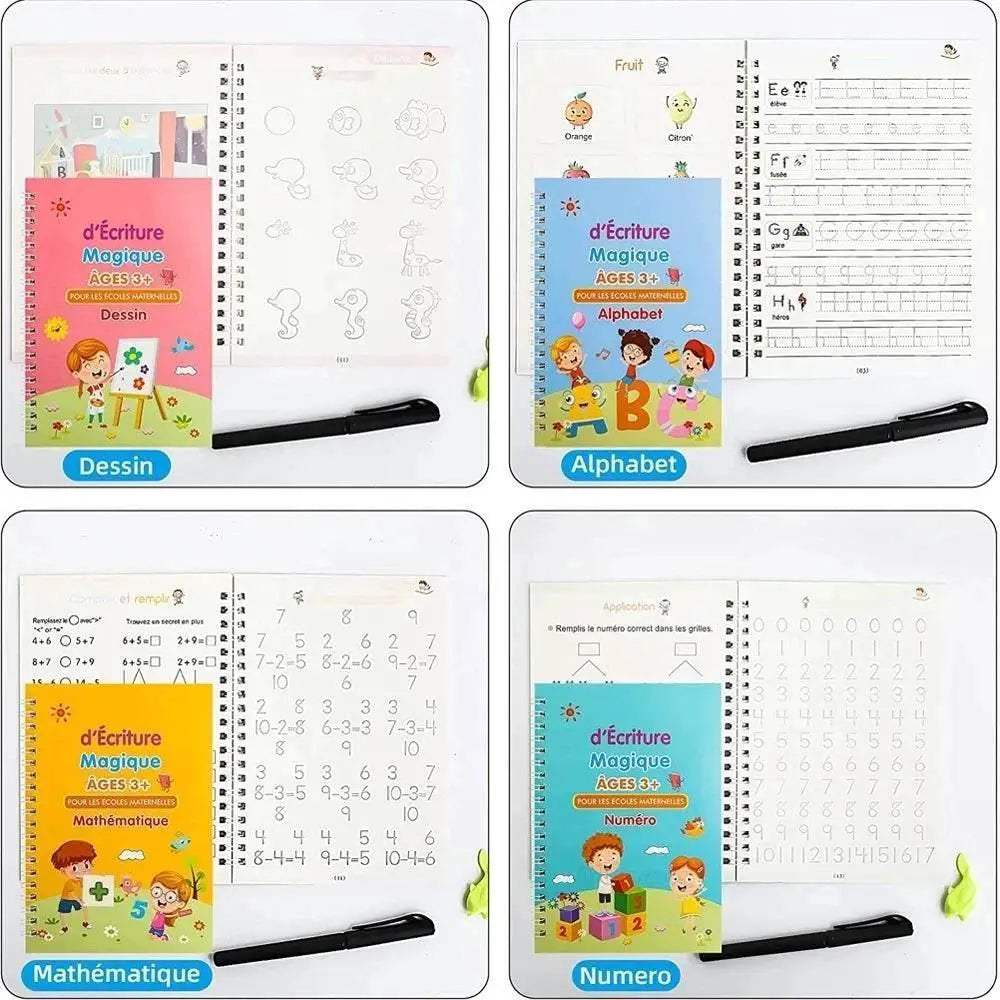  Premium French Calligraphy Copy Book 3 To 8 Toyland EU -  ToylandEU™