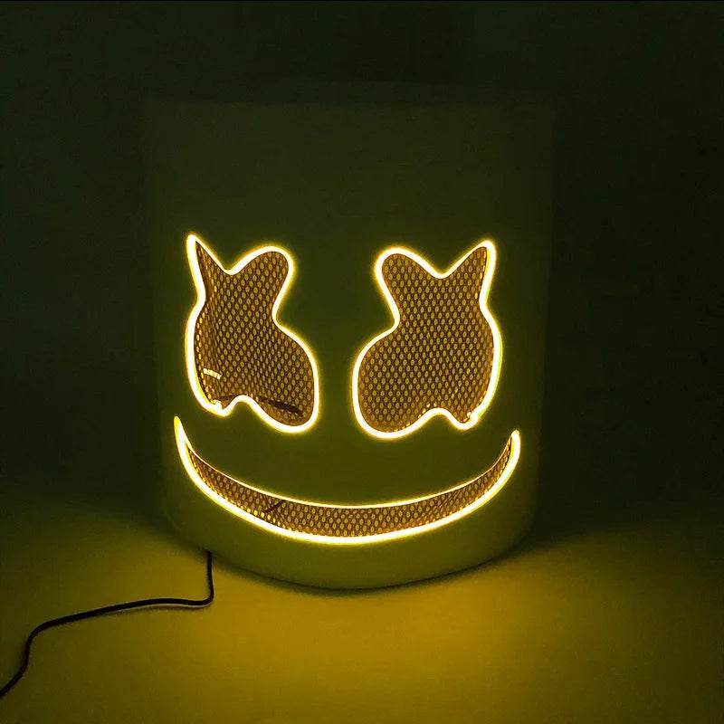 Premium Full Face Mask Neon Light Up LED For Parties - ToylandEU