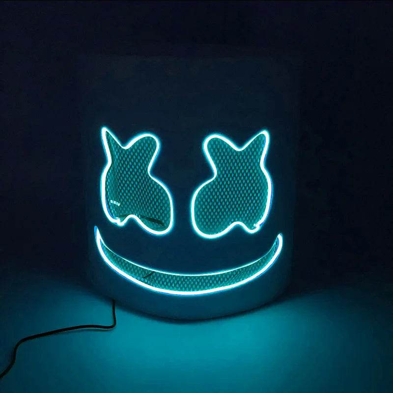 Premium Full Face Mask Neon Light Up LED For Parties - ToylandEU