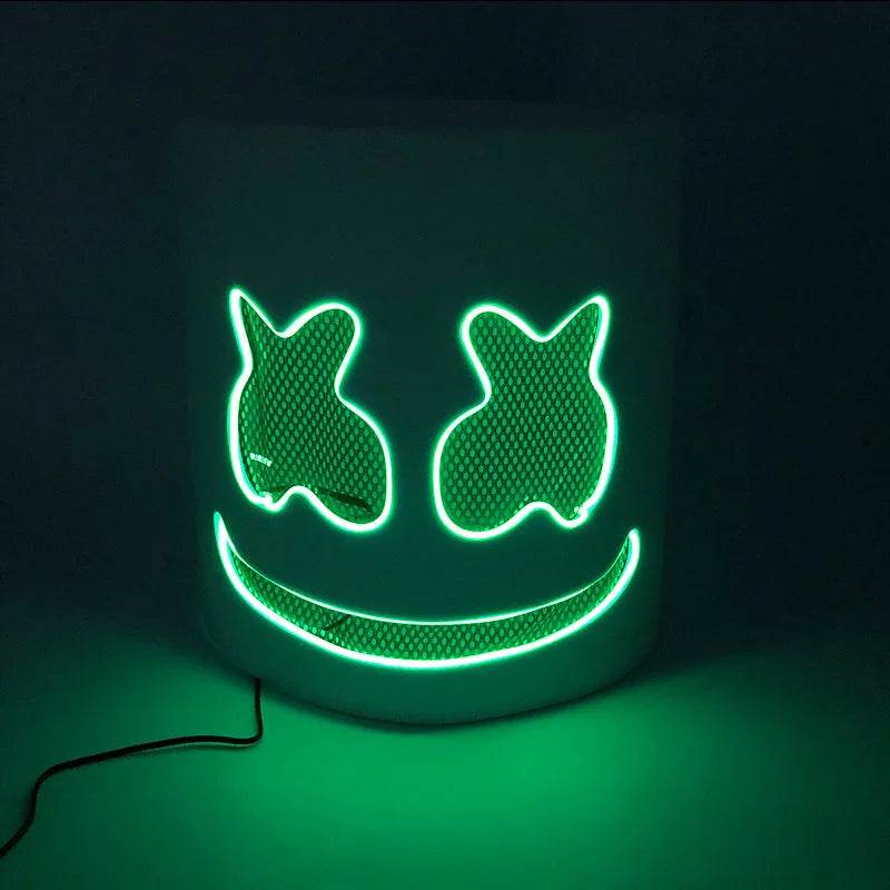 Premium Full Face Mask Neon Light Up LED For Parties - ToylandEU