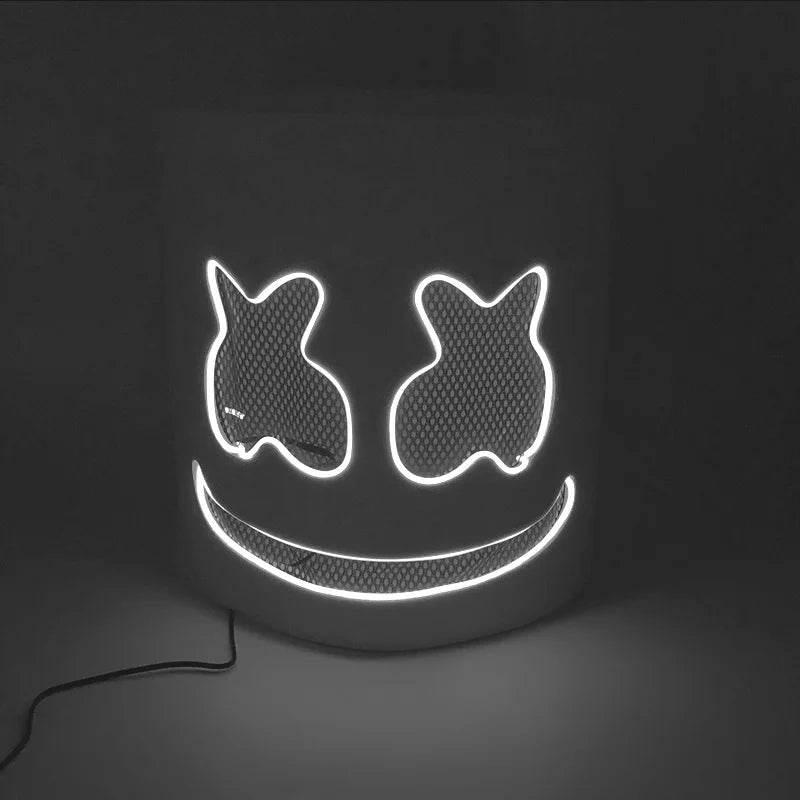 Premium Full Face Mask Neon Light Up LED For Parties - ToylandEU