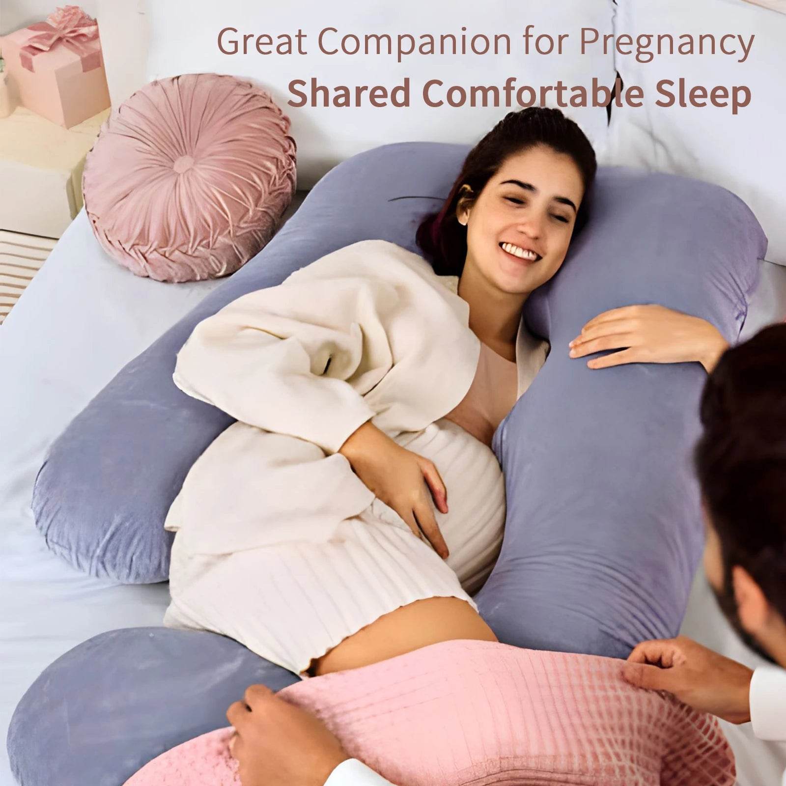 Premium G Shaped Pregnancy Pillow With Removable Cover - ToylandEU