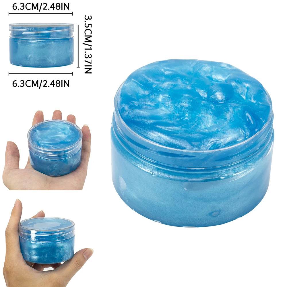 Premium Galaxy Slime Kit 120ml Clear Slime For Kids - ToylandEU