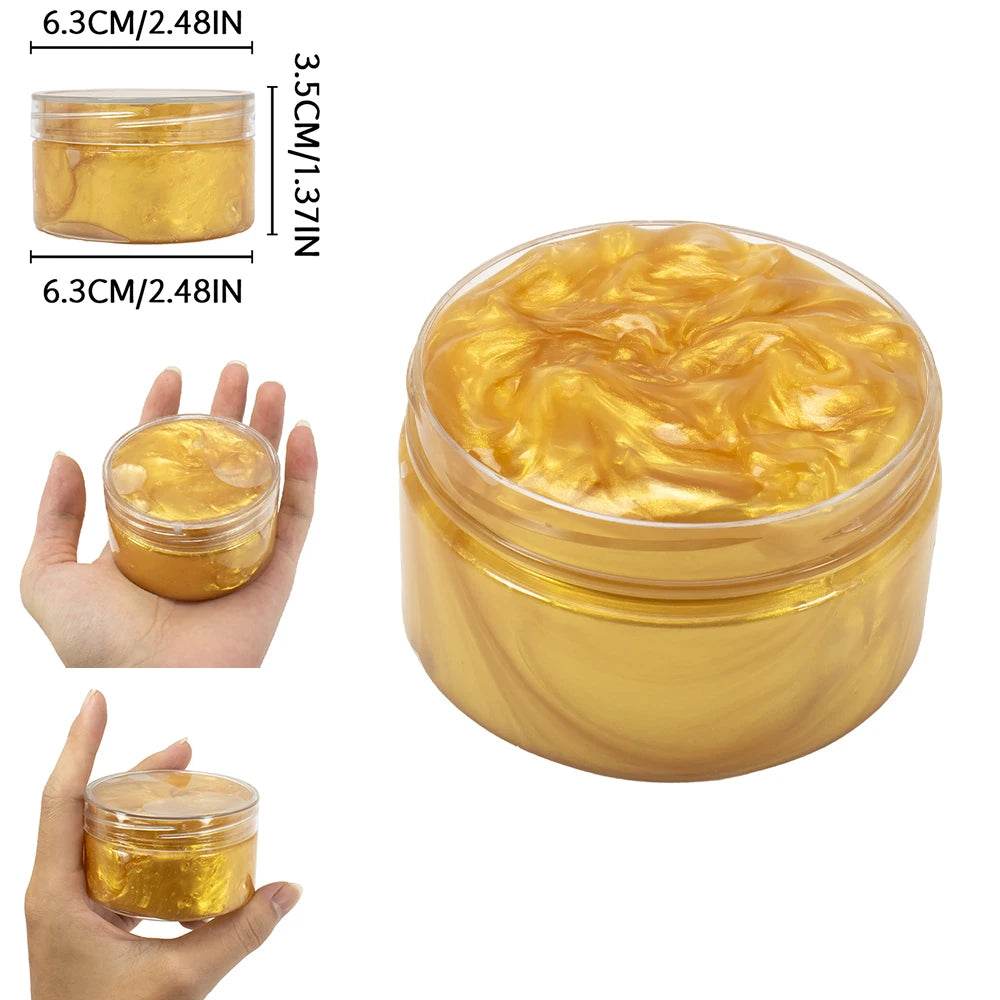 Premium Galaxy Slime Kit 120ml Clear Slime For Kids - ToylandEU