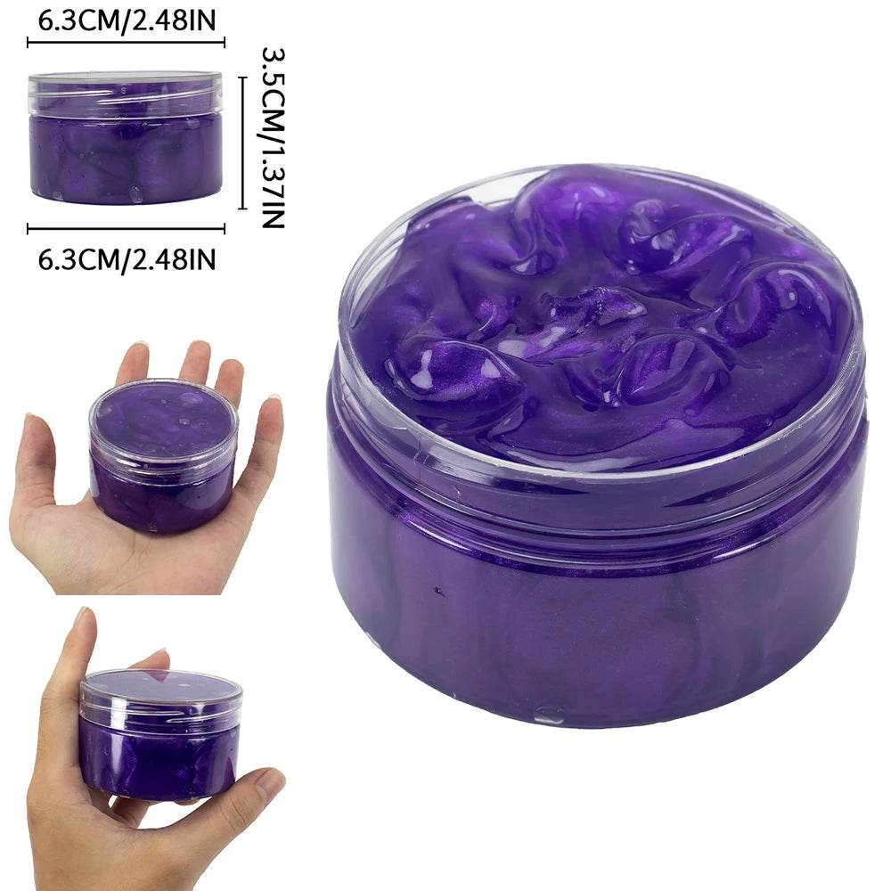 Premium Galaxy Slime Kit 120ml Clear Slime For Kids - ToylandEU