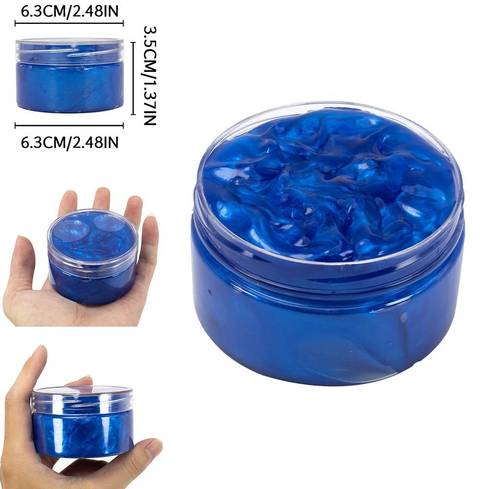 Premium Galaxy Slime Kit 120ml Clear Slime For Kids - ToylandEU