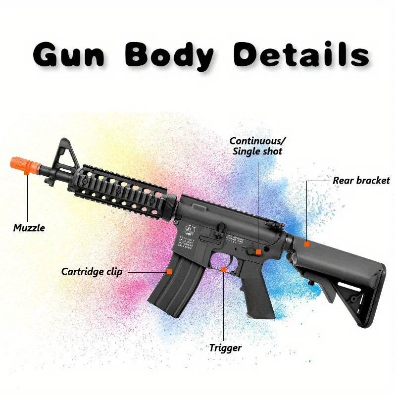 Premium Gel Ball Blaster Metal Gear For Outdoor Games - ToylandEU