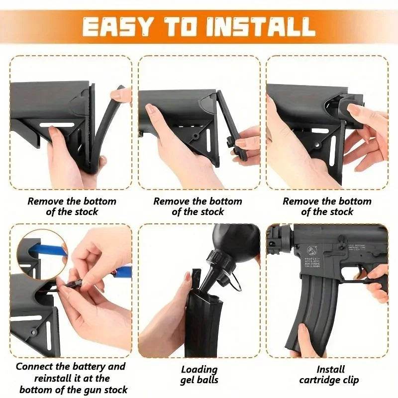 Premium Gel Ball Blaster Metal Gear For Outdoor Games - ToylandEU