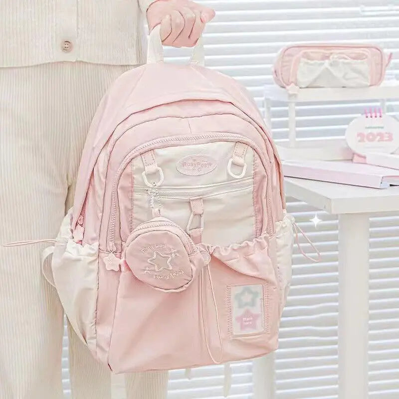 Premium Girls Backpack Softback Nylon With 20 To 35L Capacity For High School Students - ToylandEU