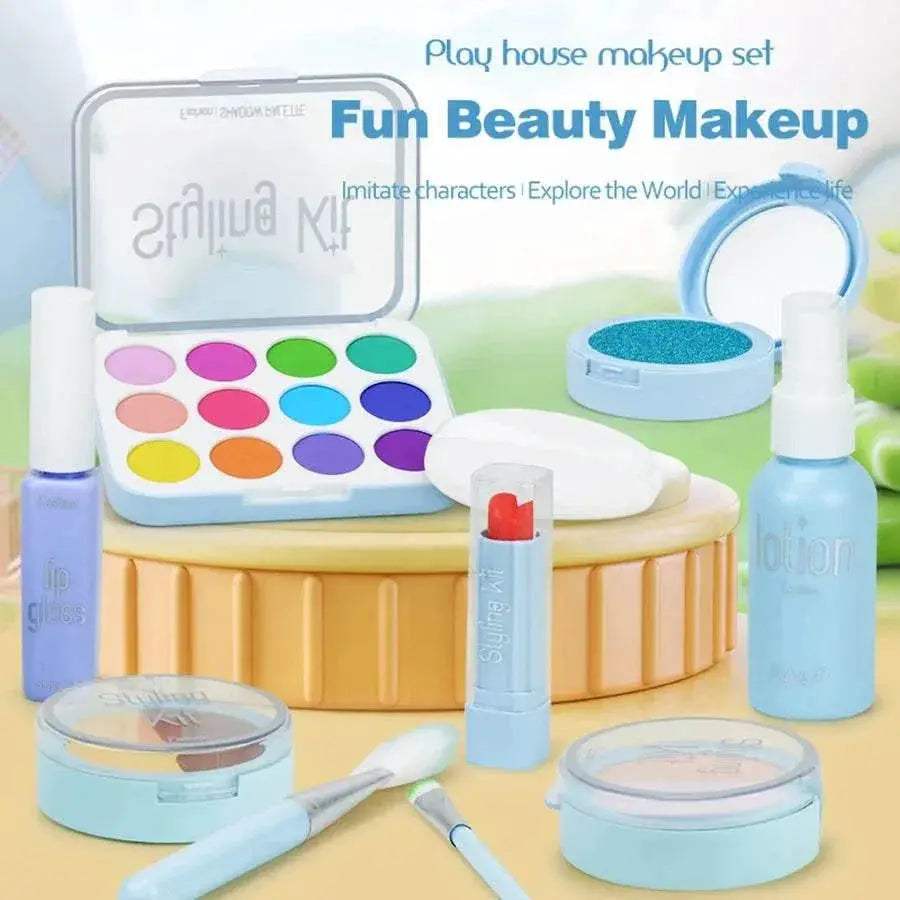 Premium Girls Makeup Toy Set with Non-Toxic Cosmetics for Creative Pretend Play and Dress Up Fun - ToylandEU