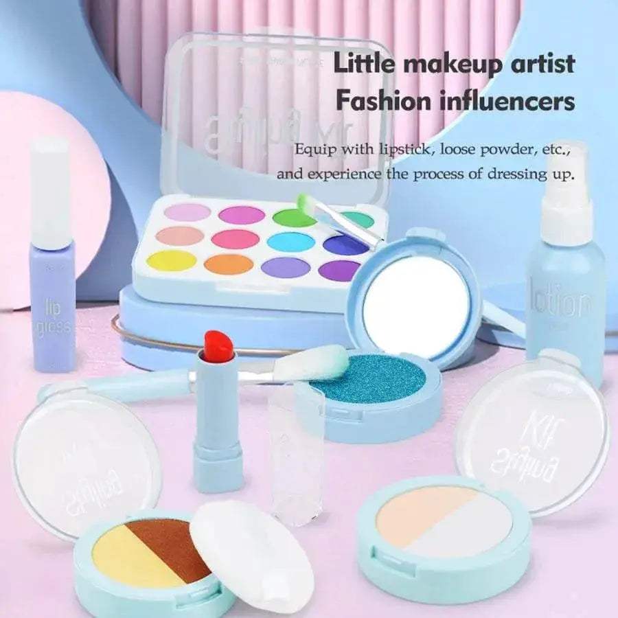 Premium Girls Makeup Toy Set with Non-Toxic Cosmetics for Creative Pretend Play and Dress Up Fun - ToylandEU