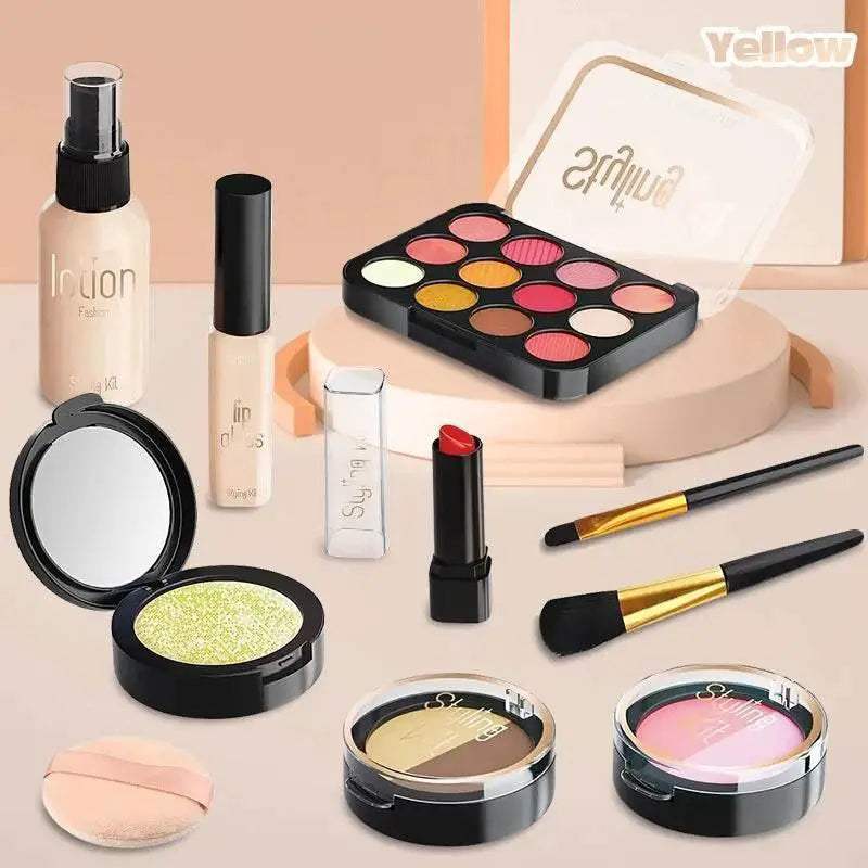 Premium Girls Makeup Toy Set with Non-Toxic Cosmetics for Creative Pretend Play and Dress Up Fun - ToylandEU