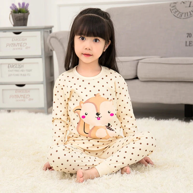 Premium Girls Pajama Set With Cotton 100 And Pink Cat Print Long Sleeve Ages 7 To 14 - ToylandEU