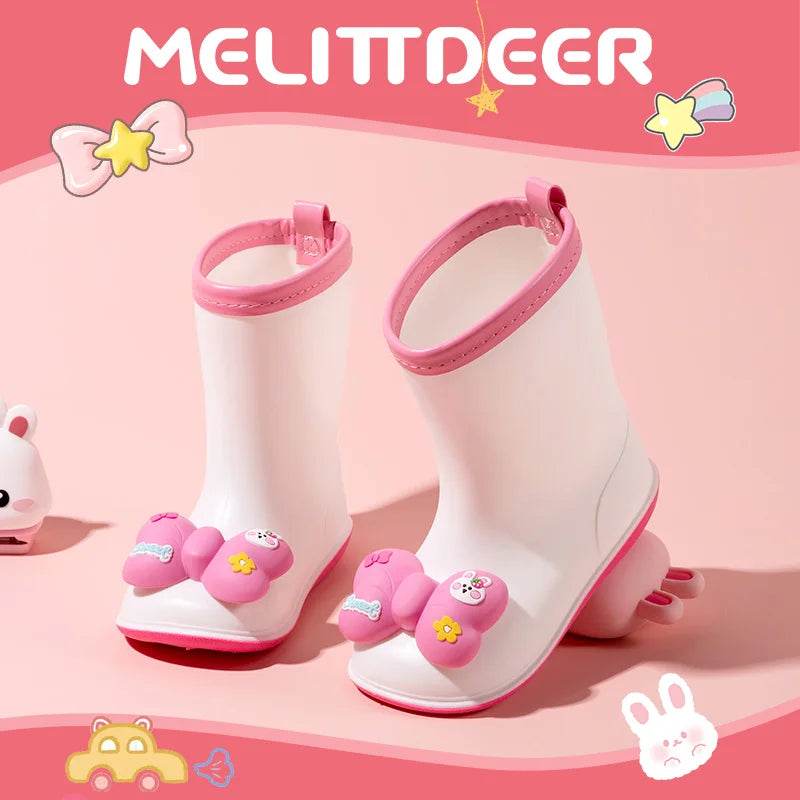 Premium Girls Rain Boots Non Slip Sole For Outdoor Kids - ToylandEU