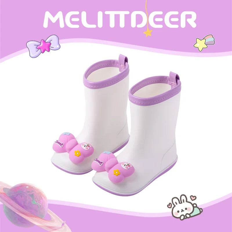Premium Girls Rain Boots Non Slip Sole For Outdoor Kids - ToylandEU