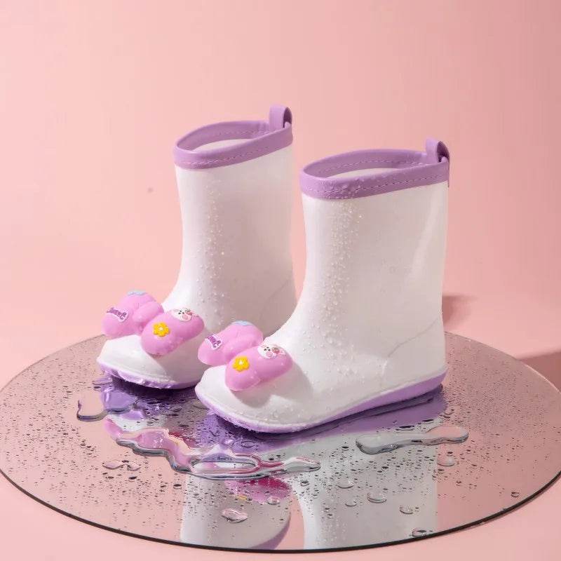 Premium Girls Rain Boots Non Slip Sole For Outdoor Kids - ToylandEU