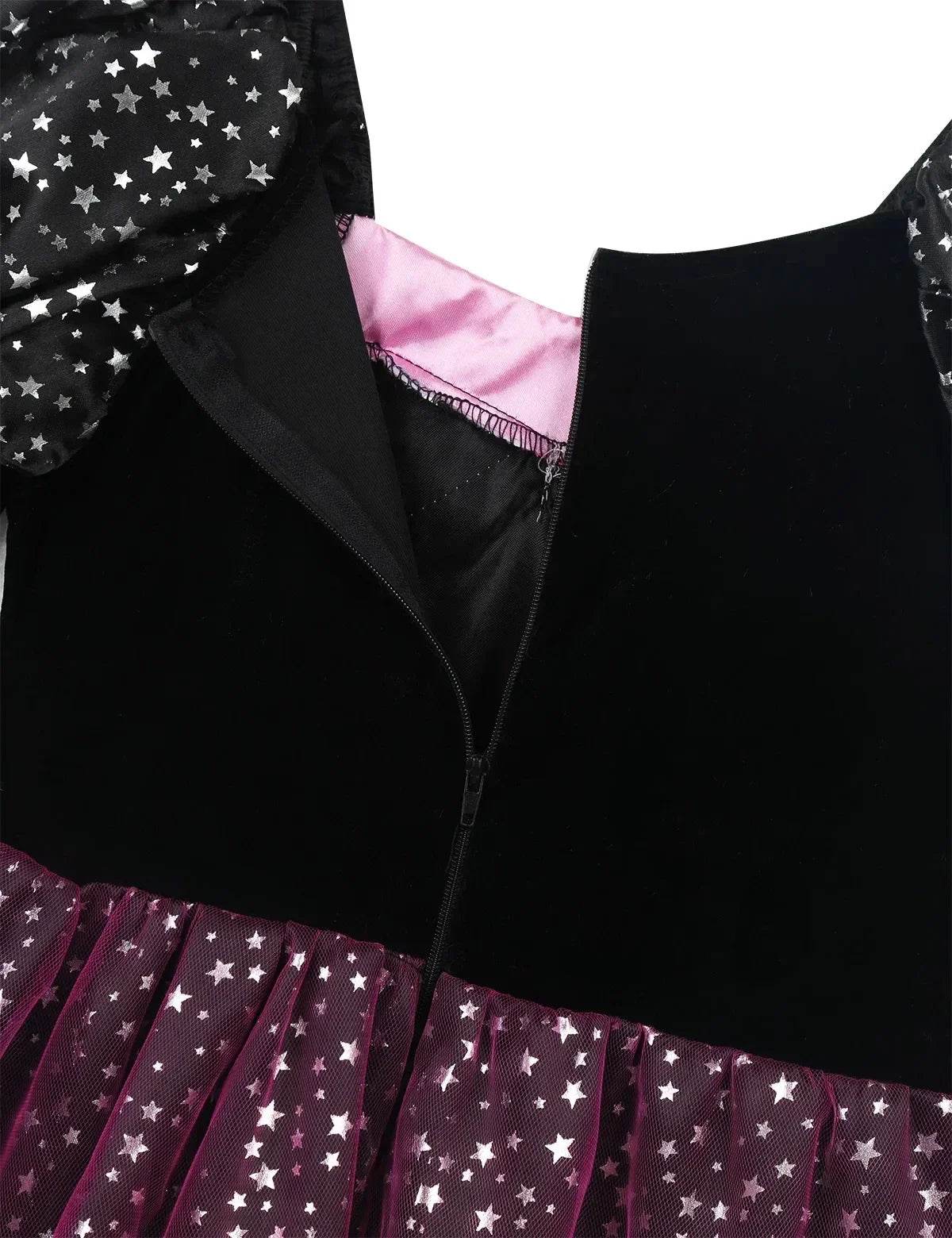 Premium Girls Witch Costume Led Dress With Hat For Halloween - ToylandEU