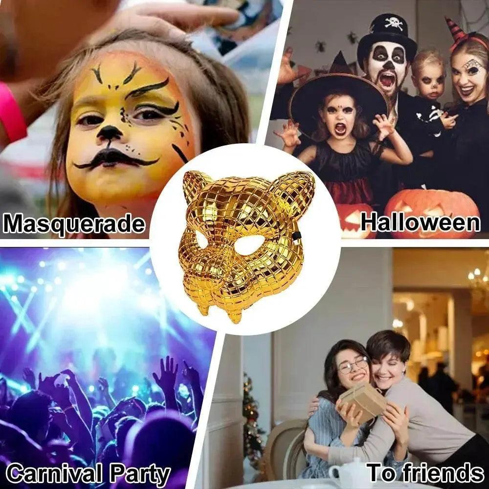  Premium Golden Leopard Mask 20cm Masquerade Toyland EU -  ToylandEU™