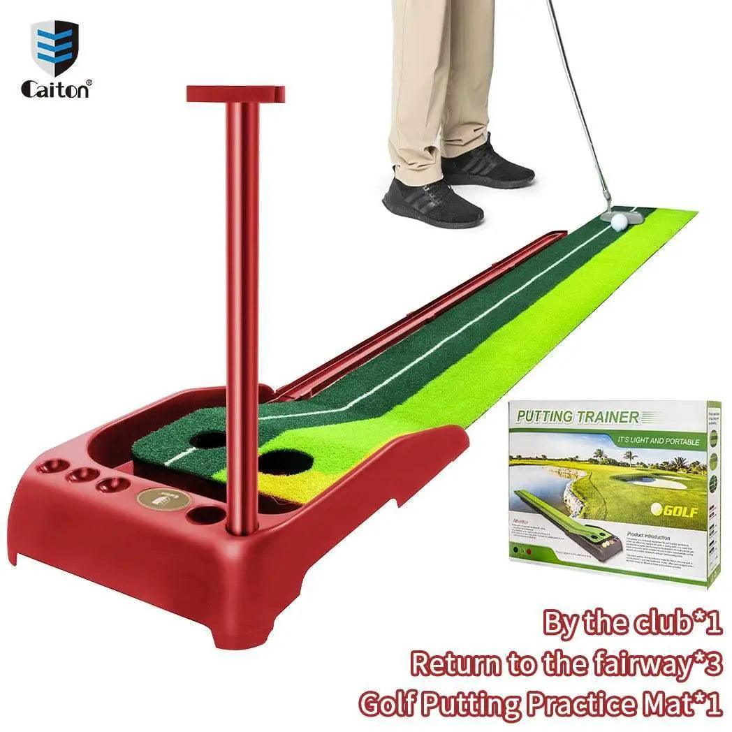  Premium Golf Putting Mat with Ball Return System - Caiton -  ToylandEU™