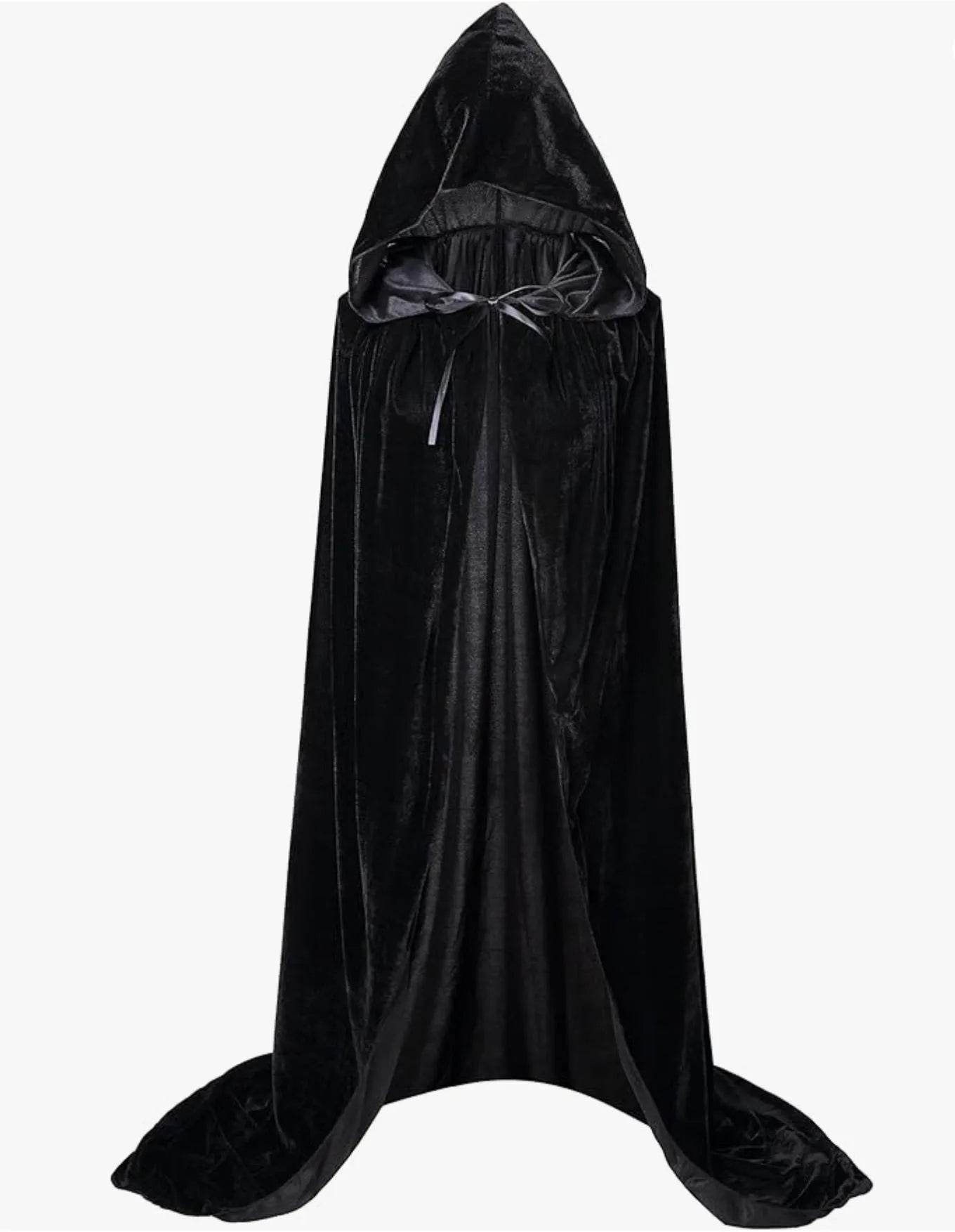 Premium Grim Reaper Cloak Velvet Long Hooded Unisex Cosplay - ToylandEU